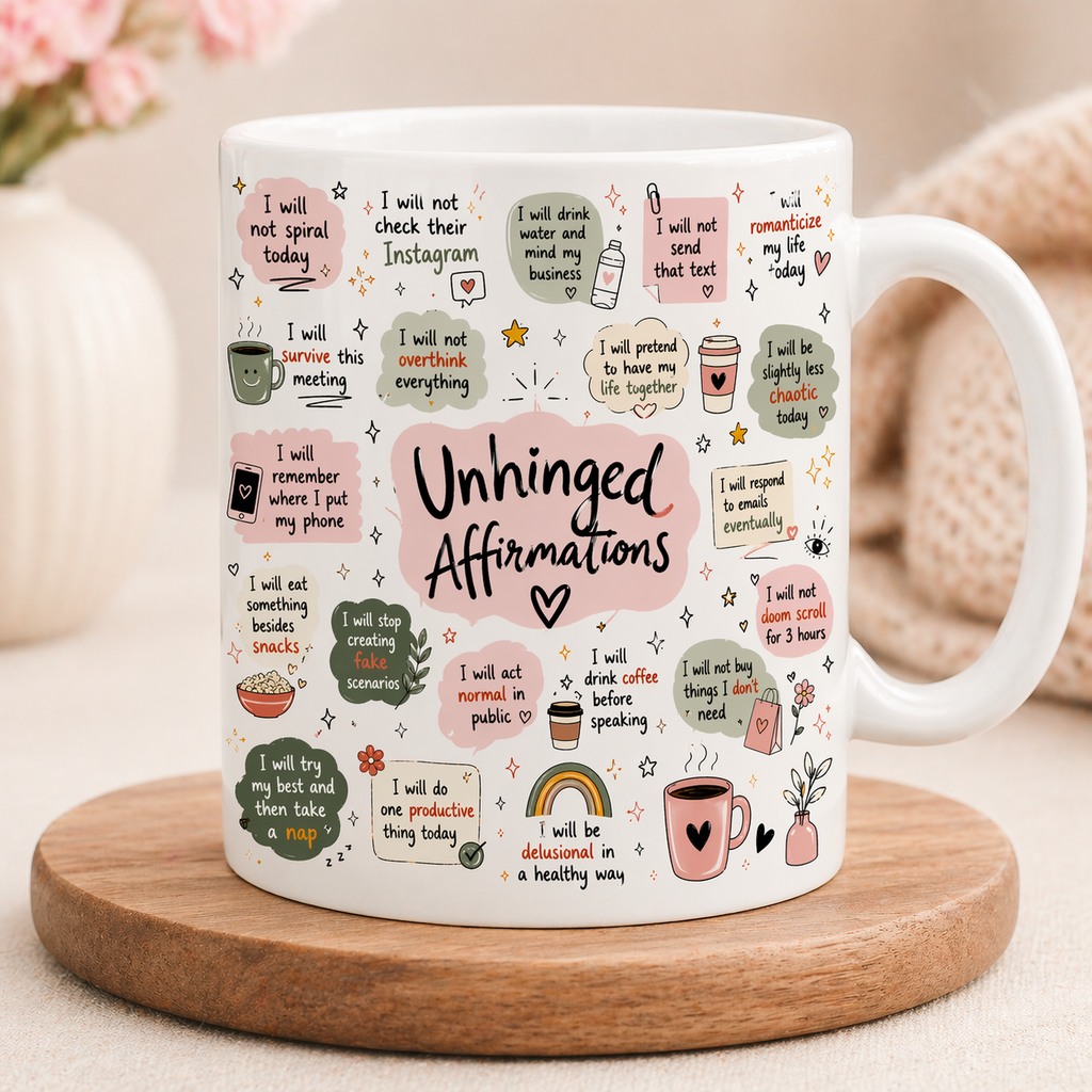Unhinged Affirmations Coffee Mug