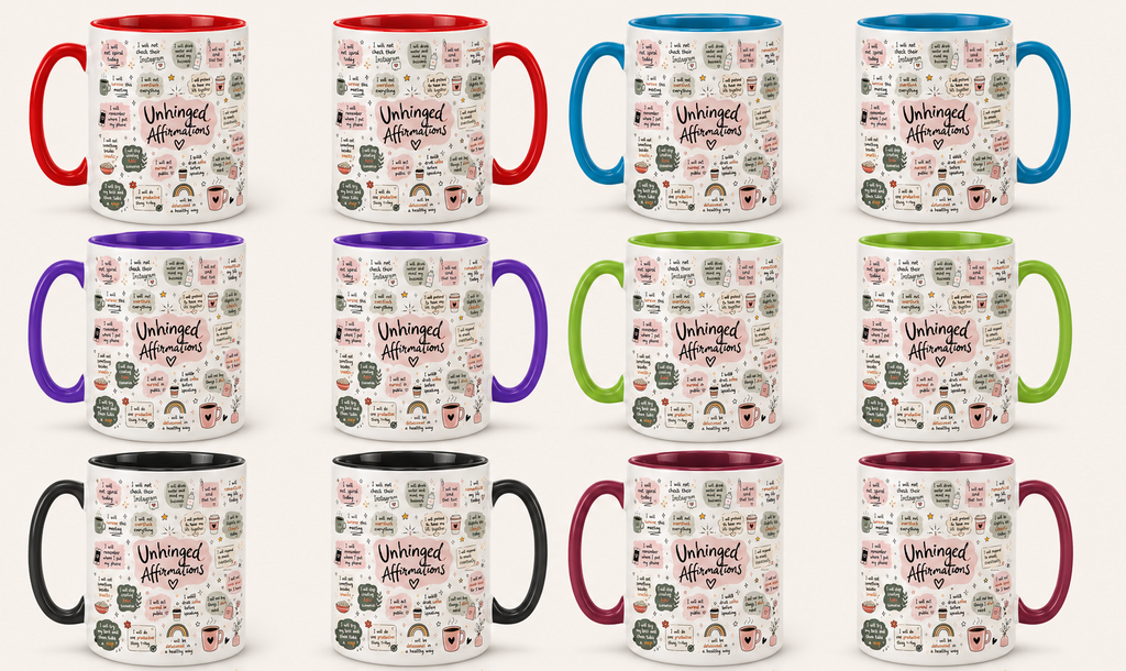 Unhinged Affirmations Coffee Mug