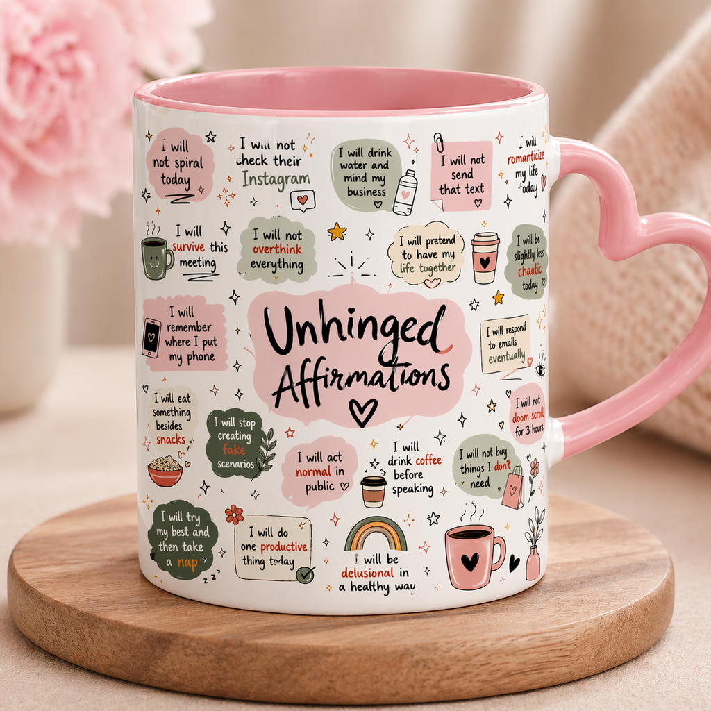 Unhinged Affirmations Coffee Mug